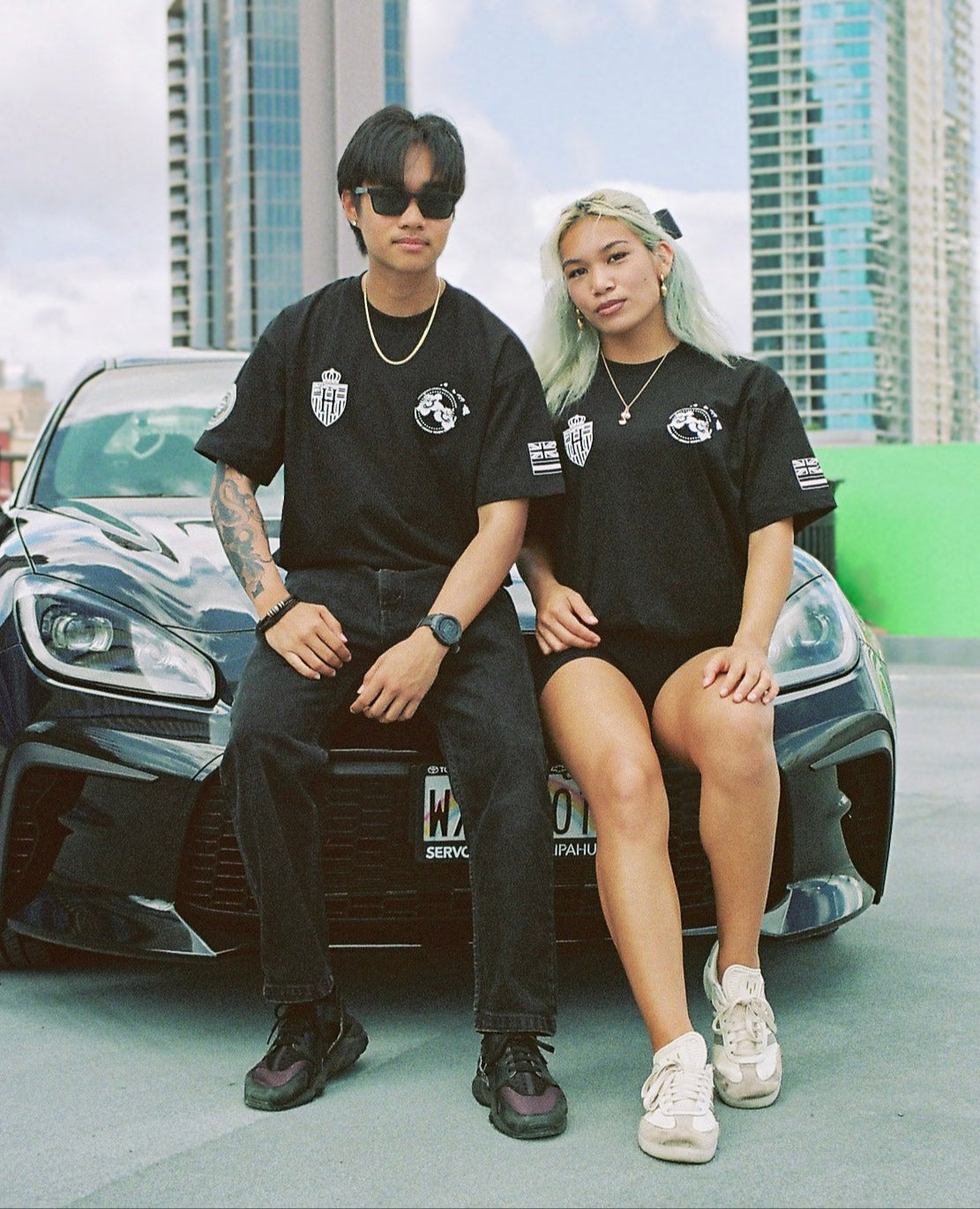 Flower of Fortune "Premium Fit" Oversized Tee (Black)