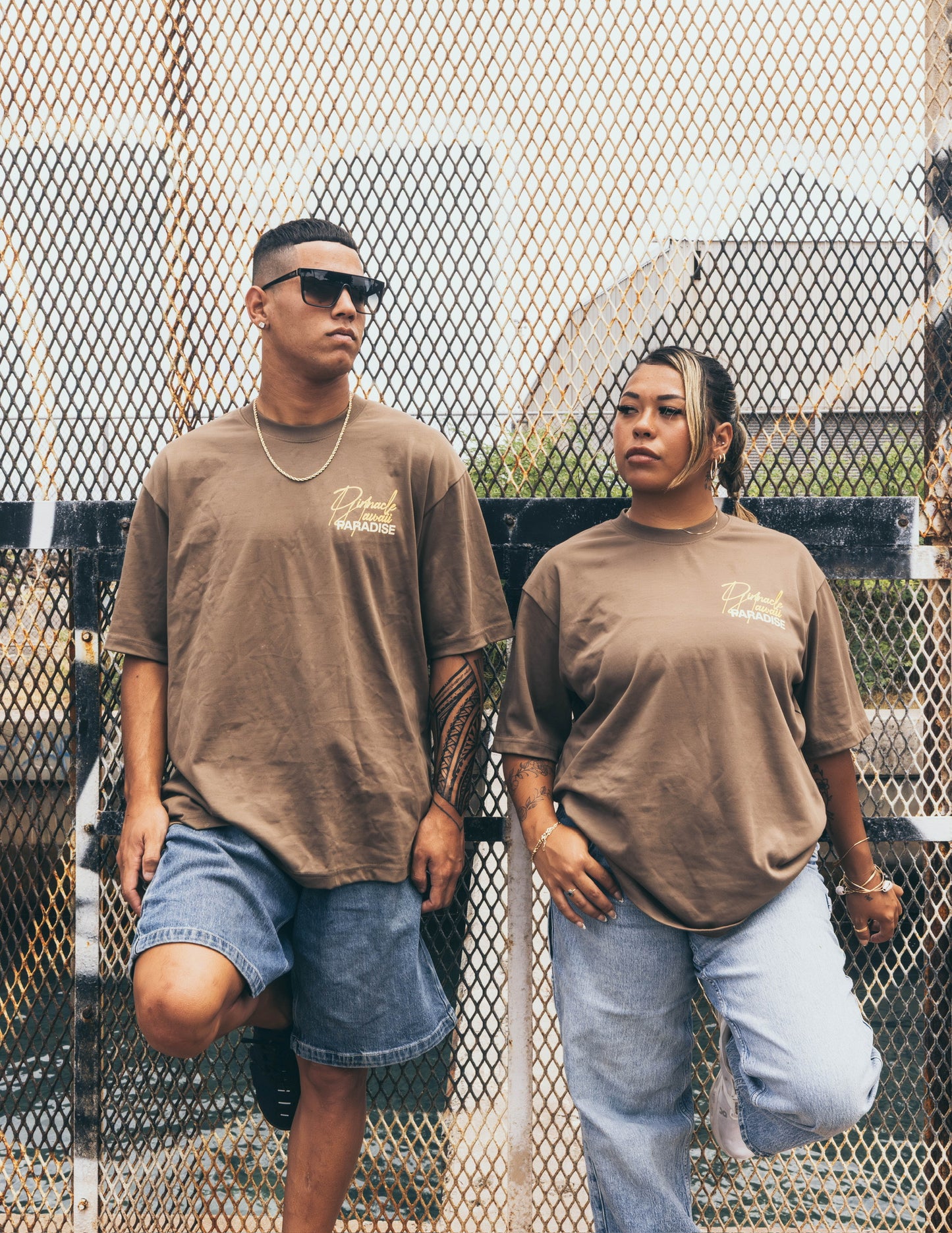 "Paradise Society" Premium Tee (Mocha)
