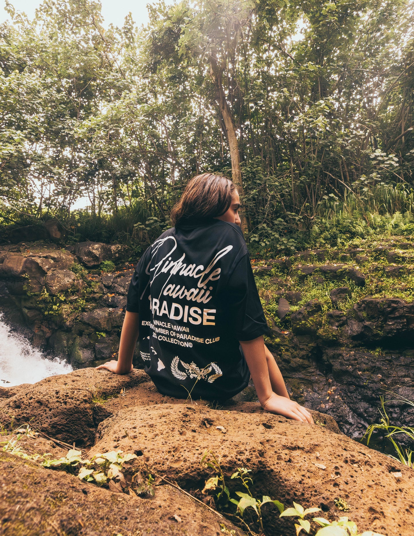 "Paradise Society" Premium Tee (Black)