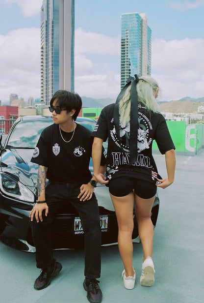 Flower of Fortune "Premium Fit" Oversized Tee (Black)