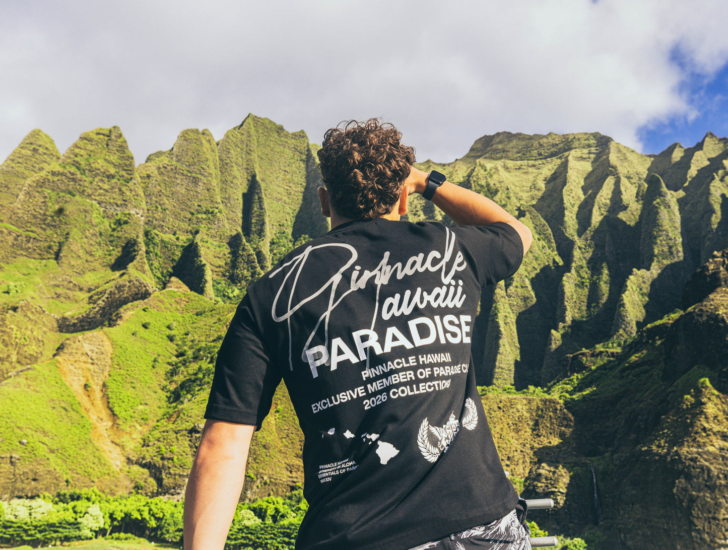 "Paradise Society" Premium Tee (Black)