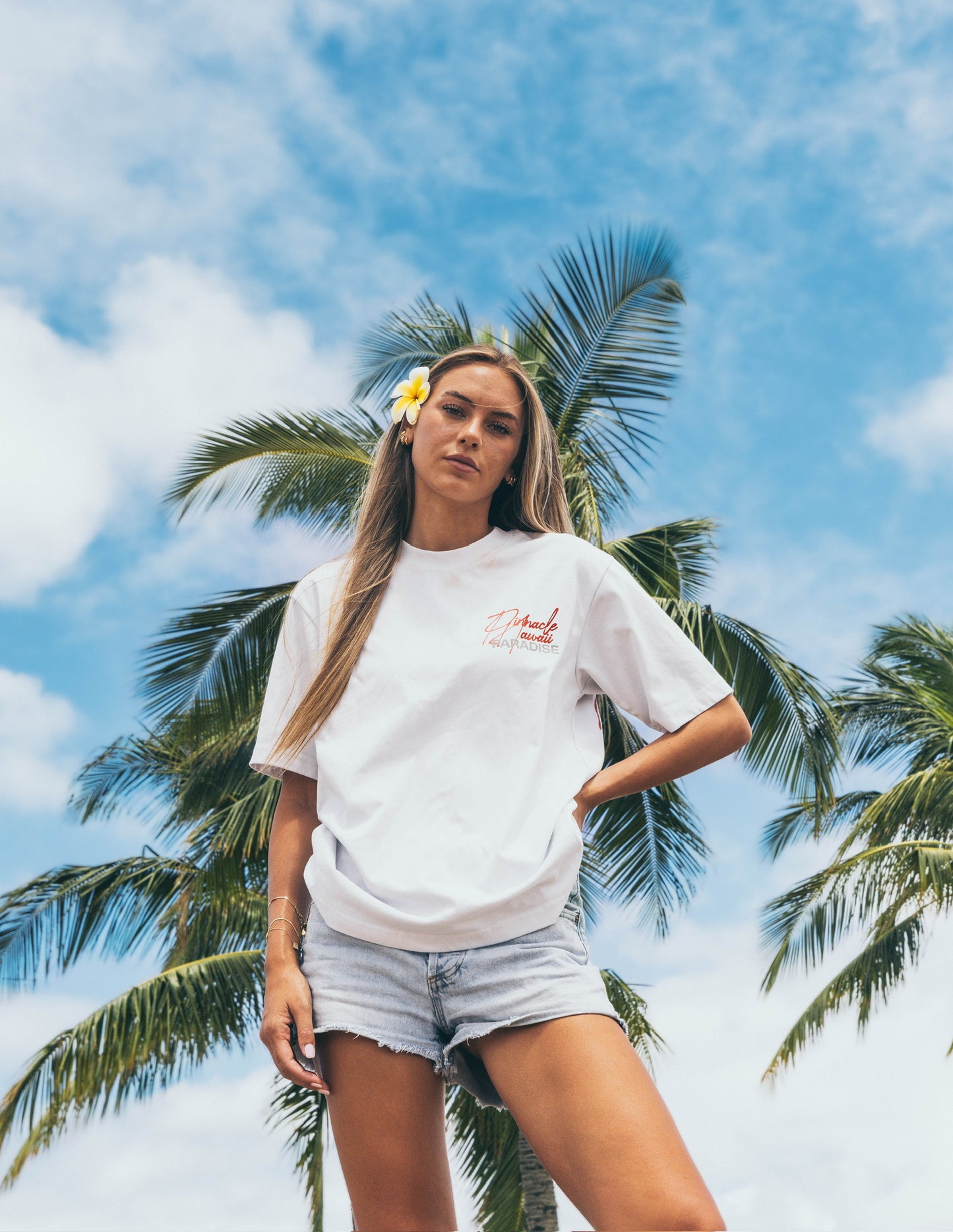 "Paradise Society" Premium Tee (White)