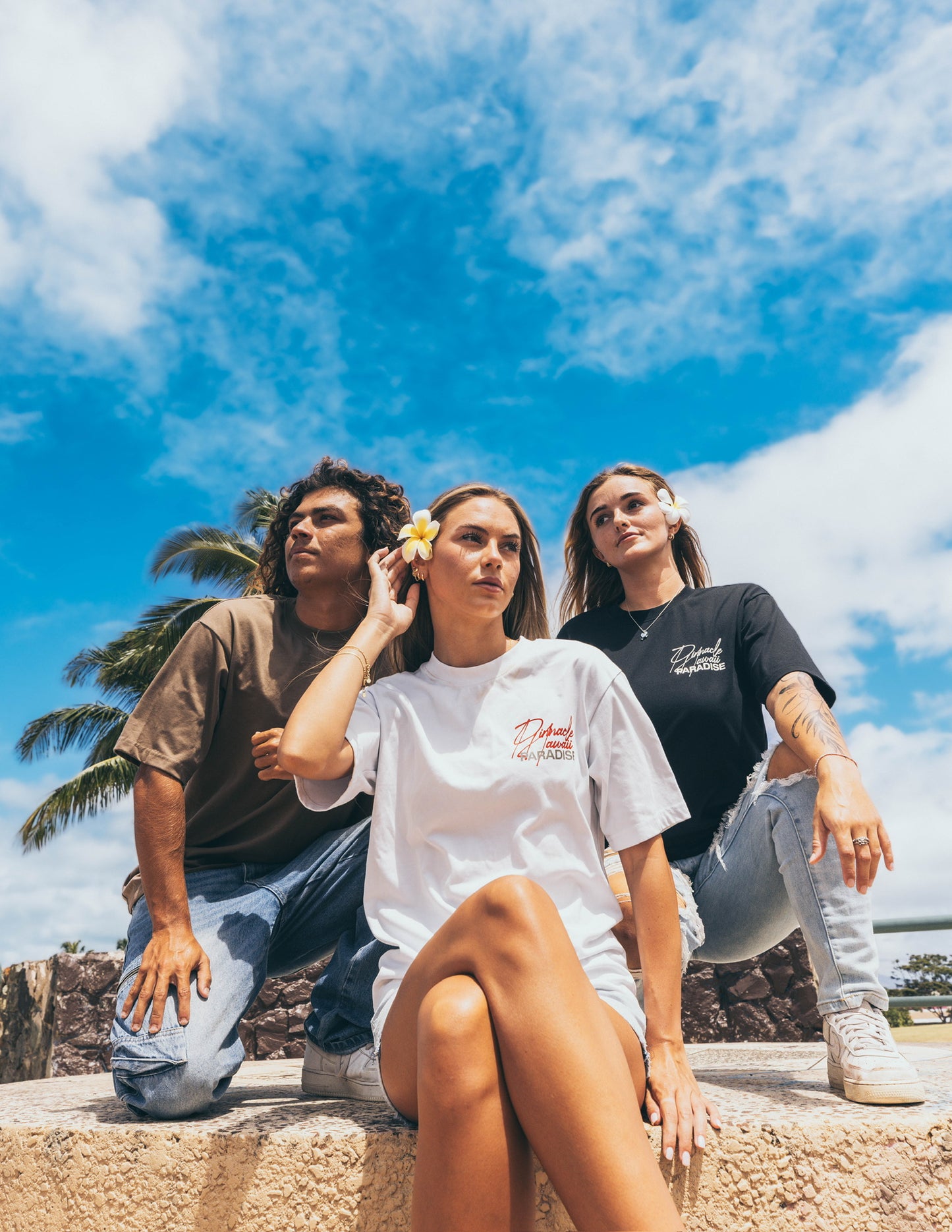 "Paradise Society" Premium Tee (White)