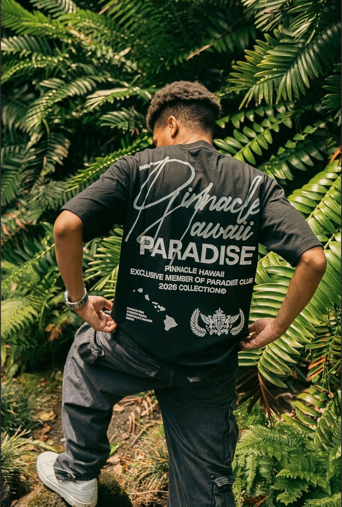 "Paradise Society" Premium Tee (Black)