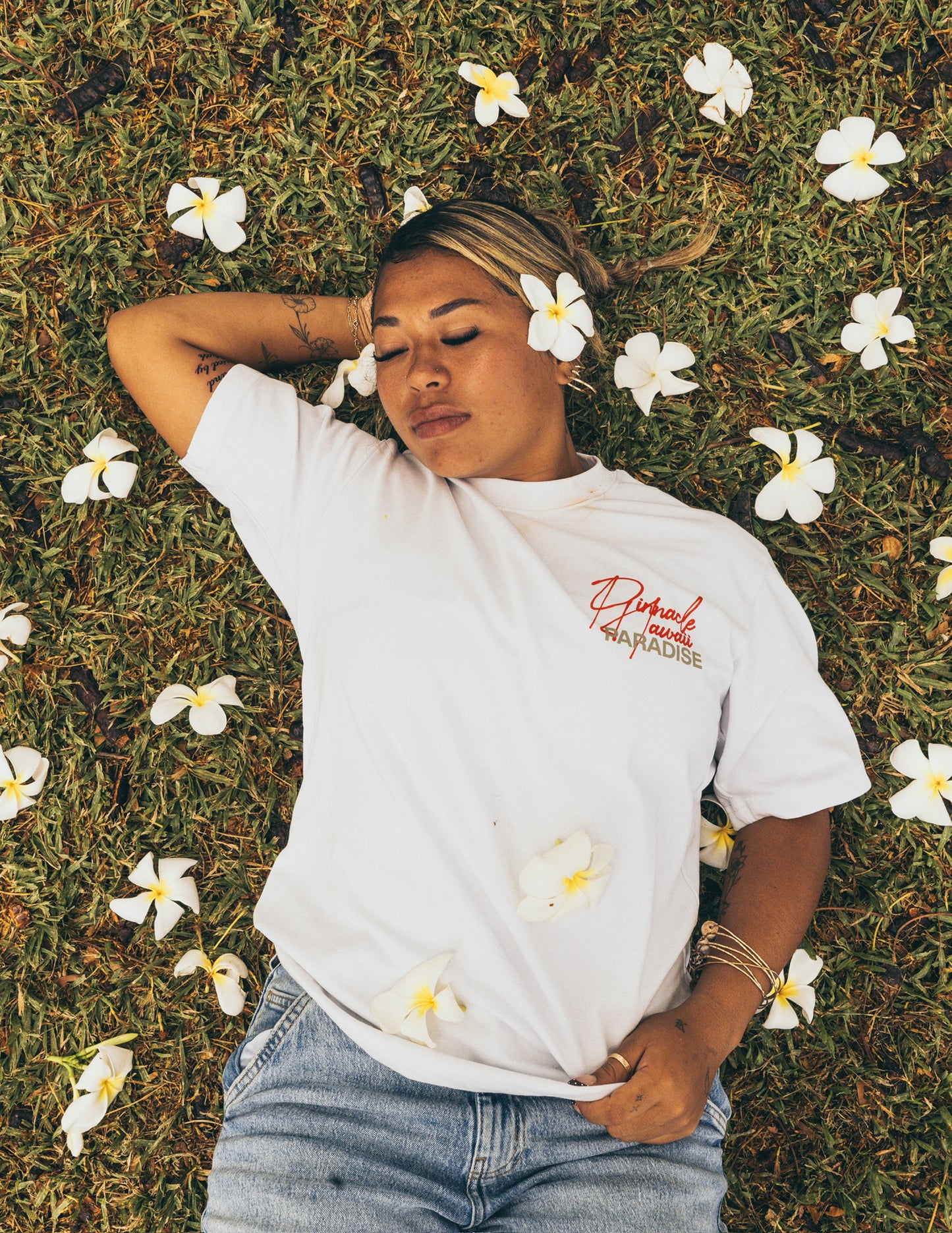 "Paradise Society" Premium Tee (White)
