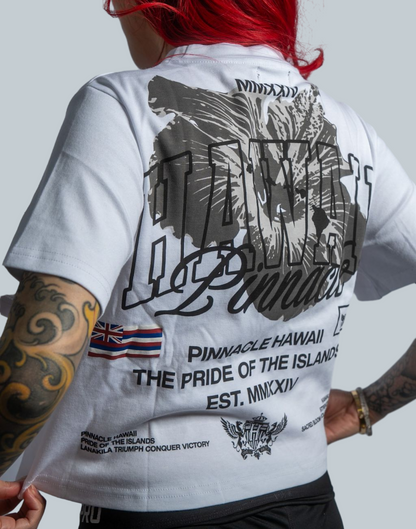 "Sacred Bloom Armada" Essence Tee (White)