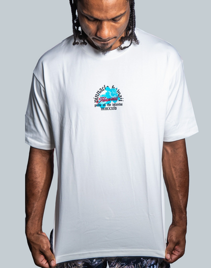 Sacred Bloom Blessings Tee (White)