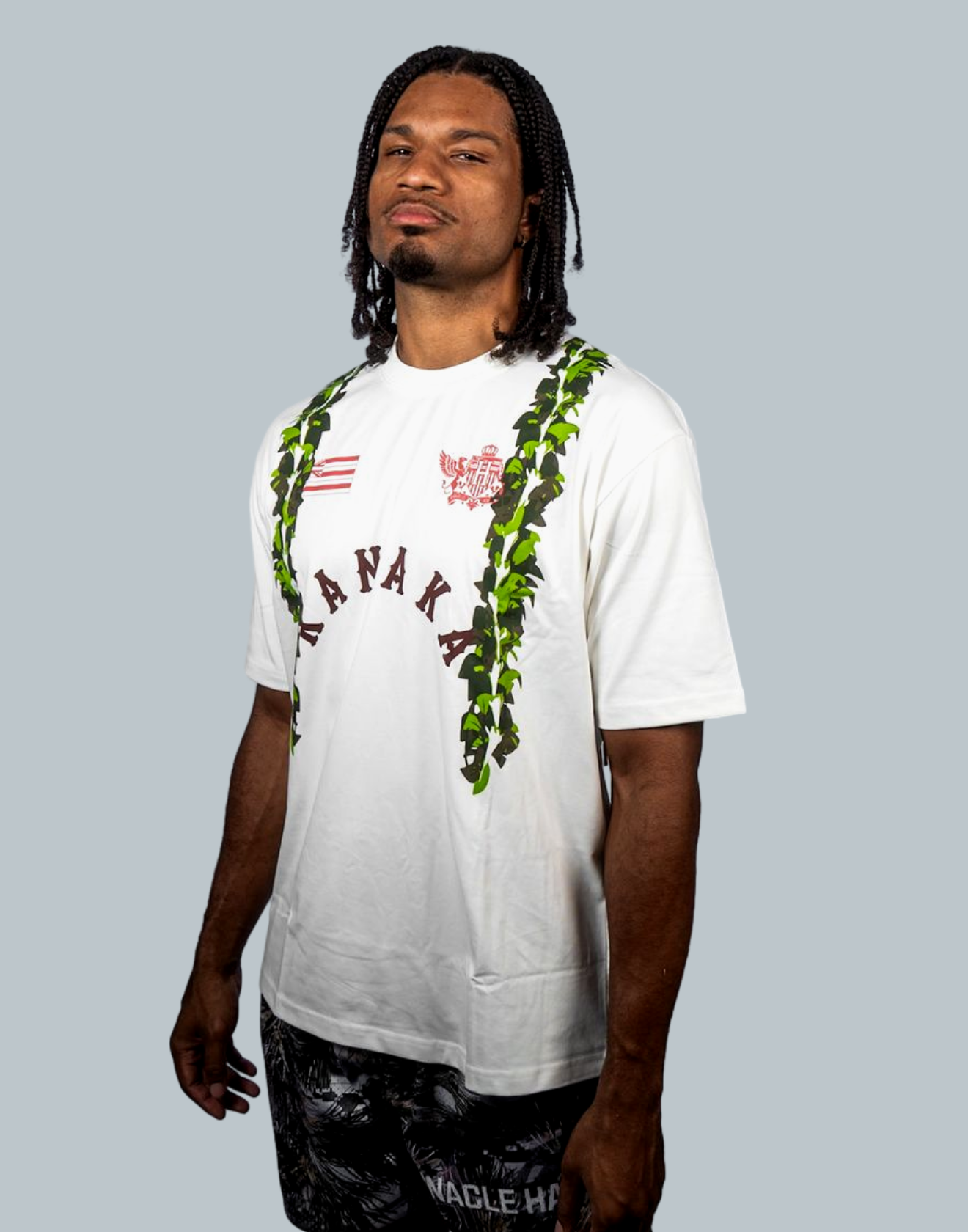 Kanaka Maile Lei Tee (White)