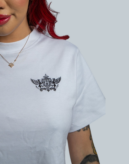 "Sacred Bloom Armada" Essence Tee (White)