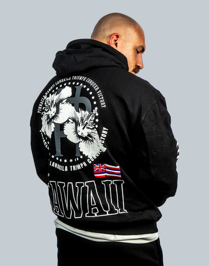 Flower of Fortune Vert Hoodie (Black)