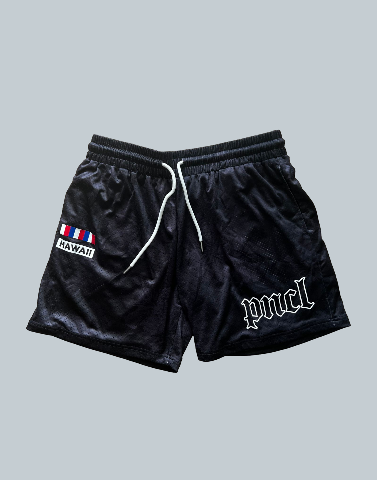 Flower of Fortune Mesh Shorts (Black)