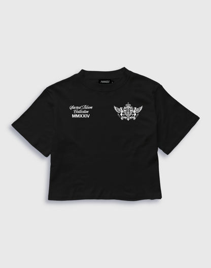 Women's "Sacred Bloom Armada" Essence Tee (Black)