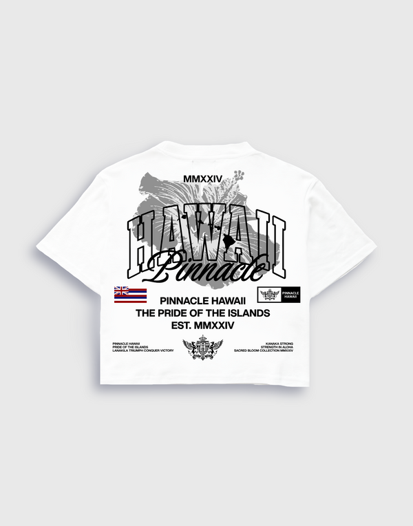 "Sacred Bloom Armada" Essence Tee (White)
