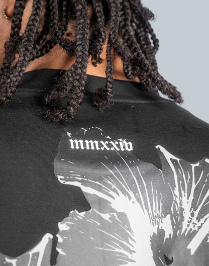 "Sacred Bloom Blessings" Premium Tee (Black)