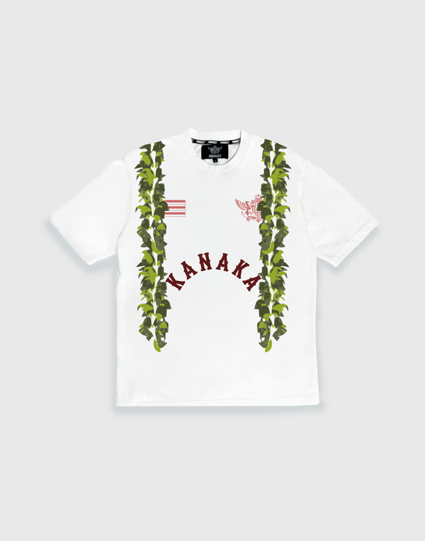 "Kanaka Maile Lei" Premium Tee (White)