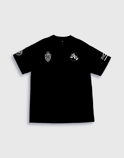 "Flower of Fortune" Oversized Premium Tee (Black)