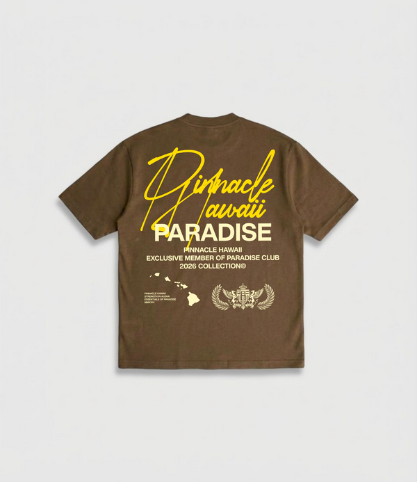 "Paradise Society" Premium Tee (Mocha)