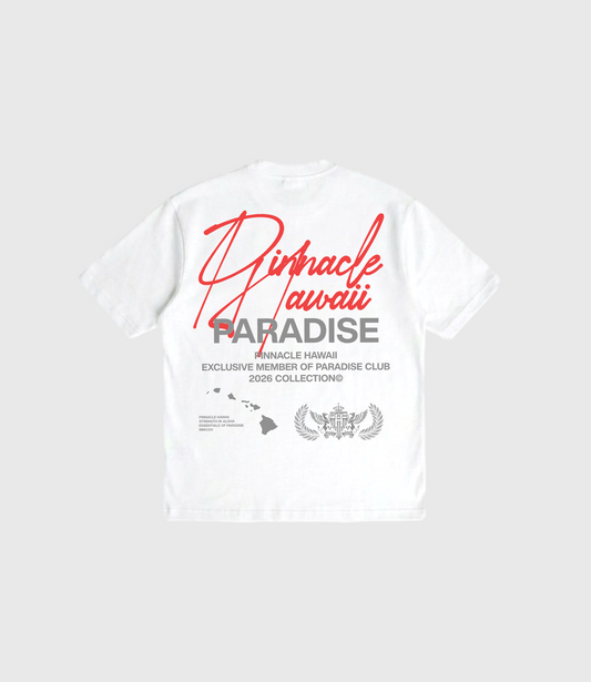 "Paradise Society" Premium Tee (White)
