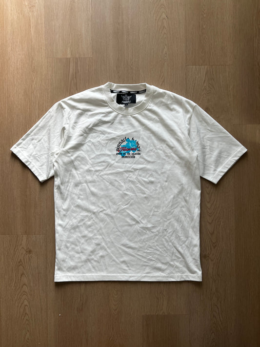 Sacred Bloom Blessings Tee (White)