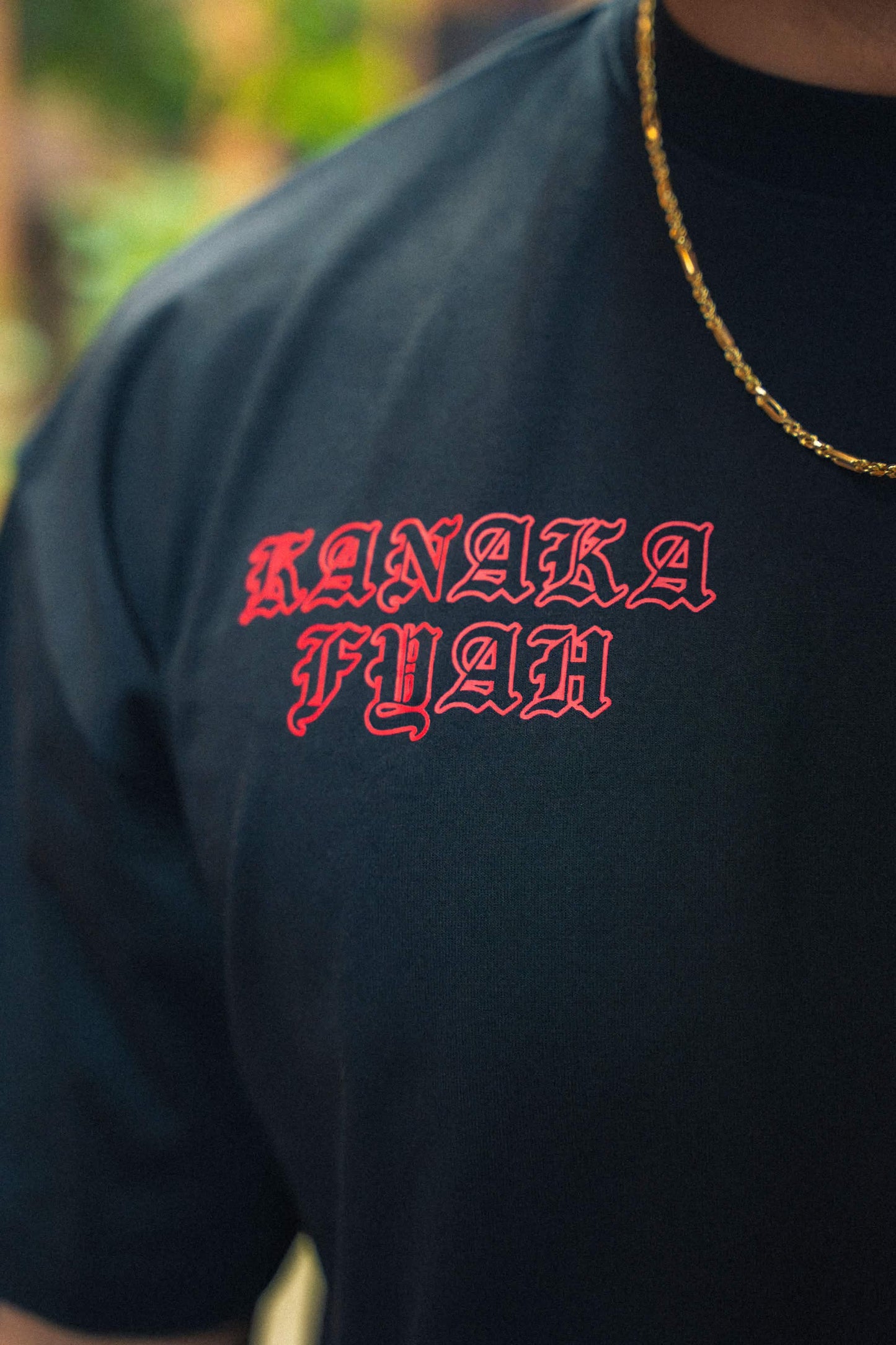 Pre-Order "Kanaka Fyah Gift Of Aloha" Premium Tee (Black)