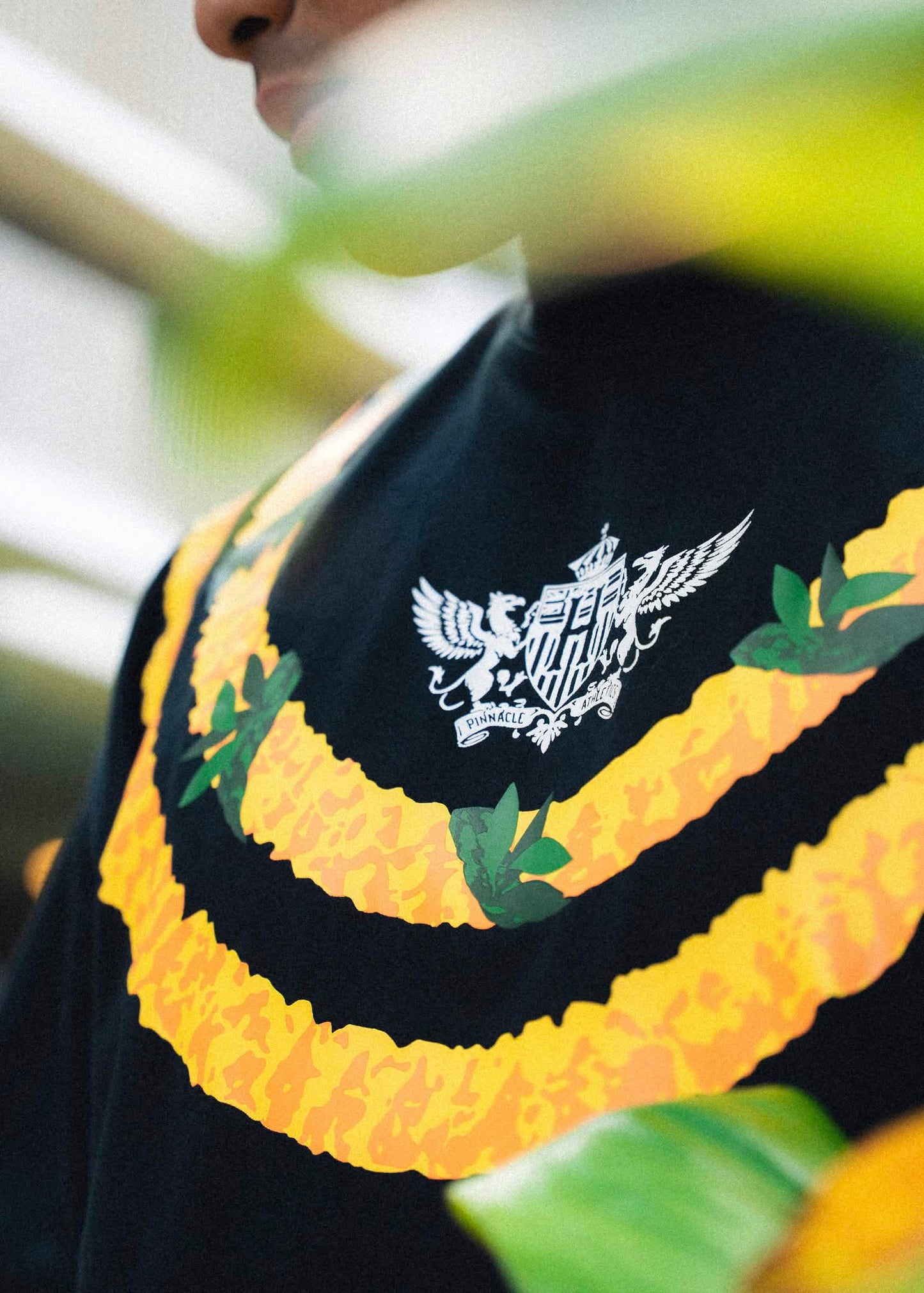 Pre-Order "Kanaka Fyah Ilima Lei" Premium Tee (Black)
