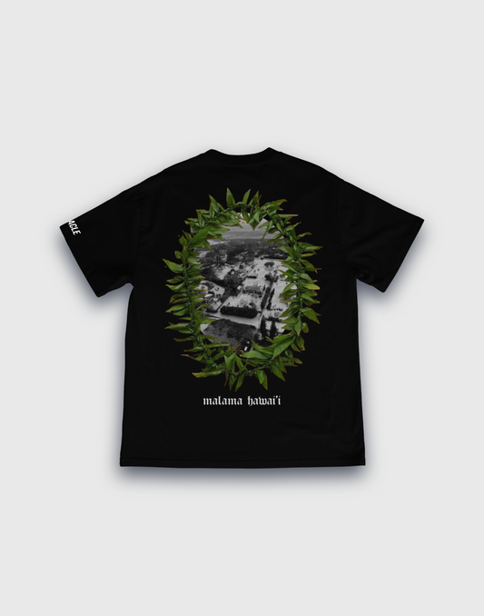 PRE-ORDER "Malama Hawaii" Premium Tee (Black)